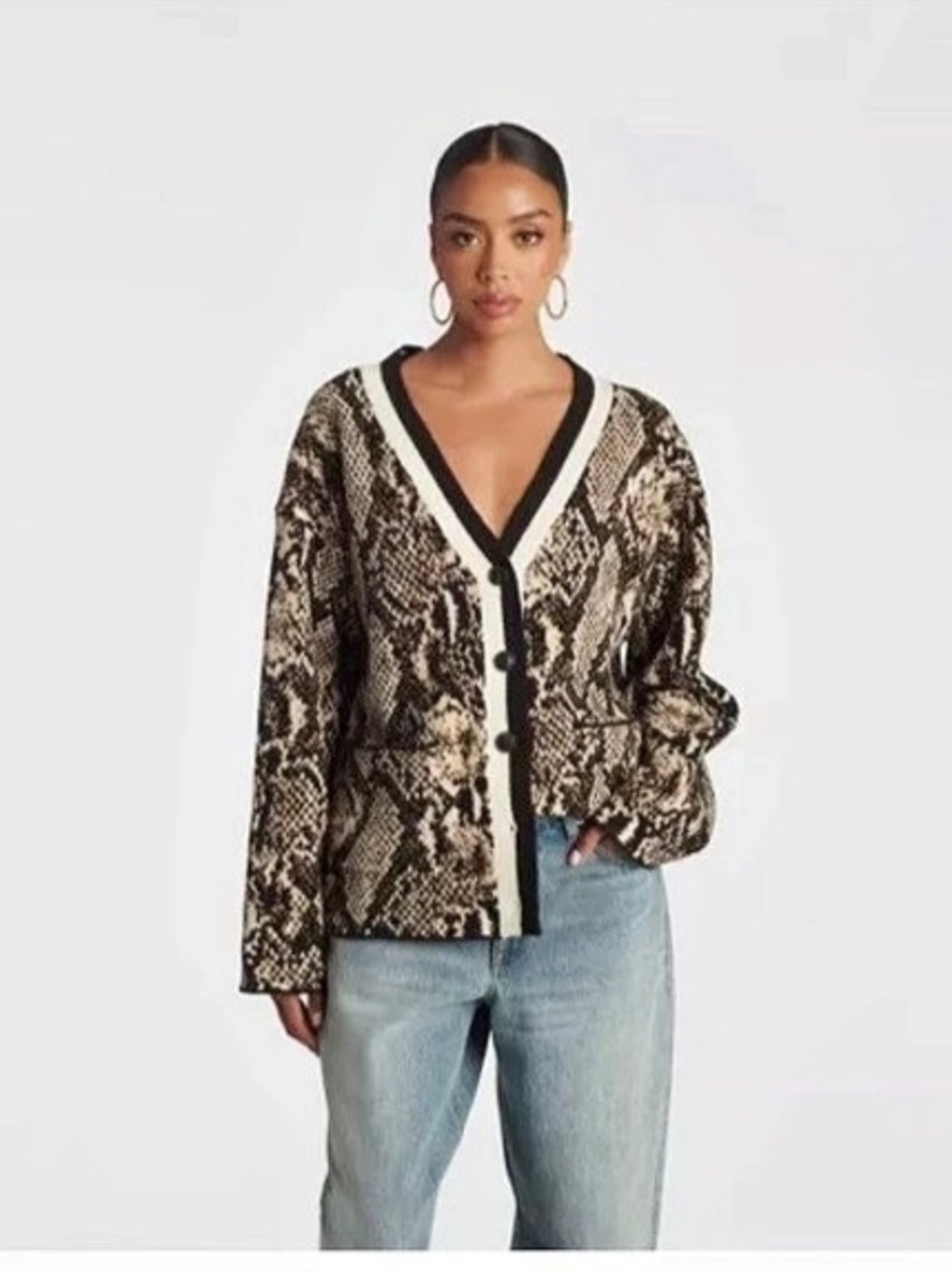 NWT KBB By KAHLANA Women’s “The Slouchy Cardigan Sweater” Size Small